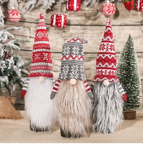 Santa Clauss Wine Bottle Covers Santa Clauss Wine Bottle Covers